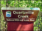 quartzville creek sign graphic